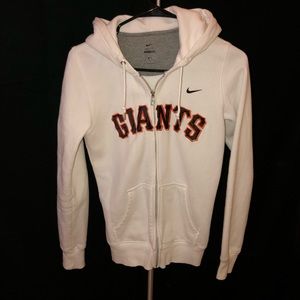 San Francisco Giants zip hoodie fits about XS
